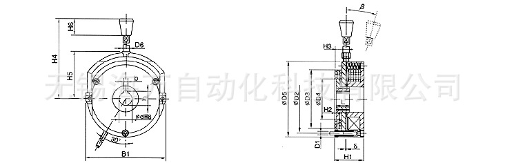 YMDZ電磁制動器-尺寸圖