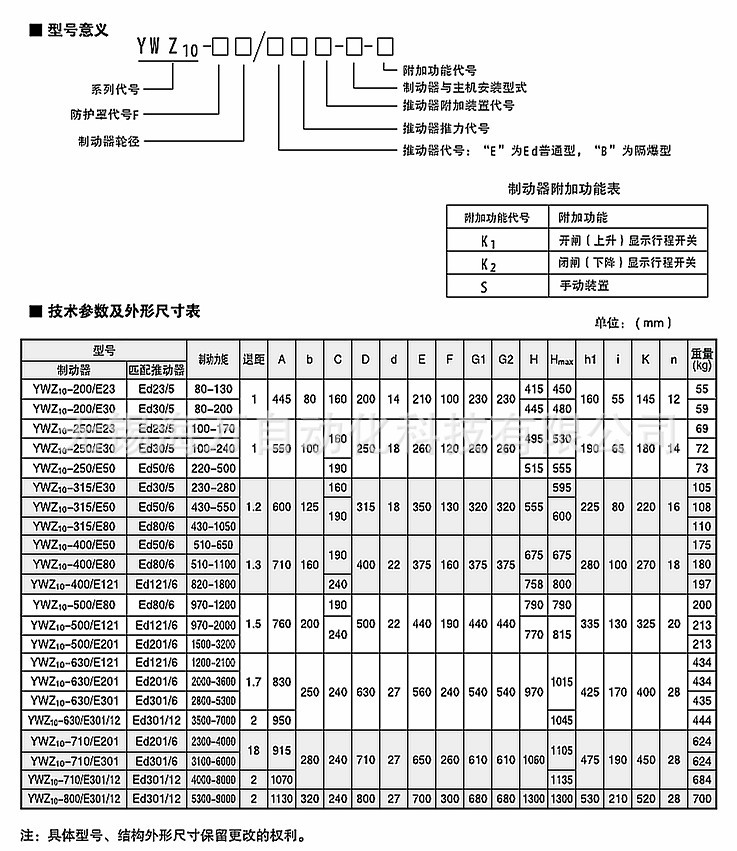YWZ10液壓制動(dòng)器-2
